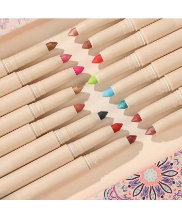 Metiplou Shimmer Eyeshadow Stick - Waterproof & Long-Lasting Glitter Eyeshadow Pencil in Orange - Buy Online on GoSupps.com