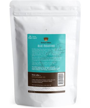 Brown Bear Blue Mountain Blend Medium Roast Ground Coffee Bags - 50 Count - Strength 3 - Supports Free The Bears - Individual Arabica Coffee Bags - 50 Pack - Buy Online on GoSupps.com