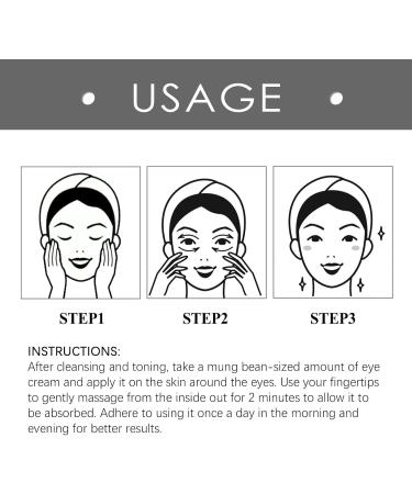 New Anti-Wrinkle Firming Eye Cream Youth Preserving Eye Cream Deep Anti-Wrinkle Repair Eye Cream Under Eye Bags Relief Cream - Buy Online on GoSupps.com