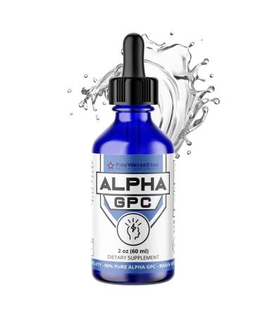 Alpha GPC - Liquid Drops - 99% Pure L-Alpha-GPC - 300mg - 2oz - 30 Day Supply - Non-GMO - Brain Boosting Nootropic - Supports Attention, Concentration, Energy, Focus, Memory, Mood and Sharpness