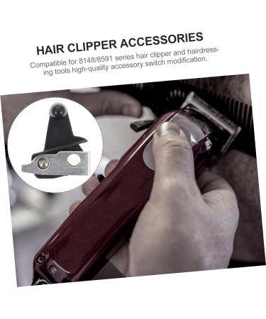 PLAFOPE Electric Clipper Switch Hairdressing Tool Replacement for Hair Trimmer Replacement Power Haircut Equipment for Hair Clipper Hair Clipper Supply Hair Clipper Repair Tool 2X2X1CM Black - Buy Online on GoSupps.com
