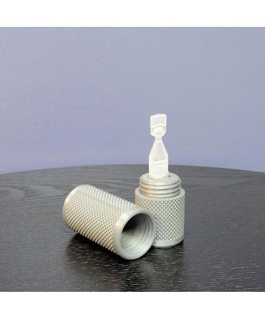 Znet3D Eye Drop Vial Holder & Pocket Case - Carry One Single-Use Vial - Perfect for Pocket Purse or School Bag (Silver - Buy Online on GoSupps.com