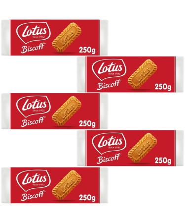 Lotus Biscoff Caramelised Biscuits 250g (5 Pack Bundle) - Buy Online on GoSupps.com