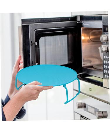 Alipis 6 Pcs Microwave Bracket Veggie Tray Folding Tray Rounded Food Tray Holder Rack Bracket Multifunction - Buy Online on GoSupps.com