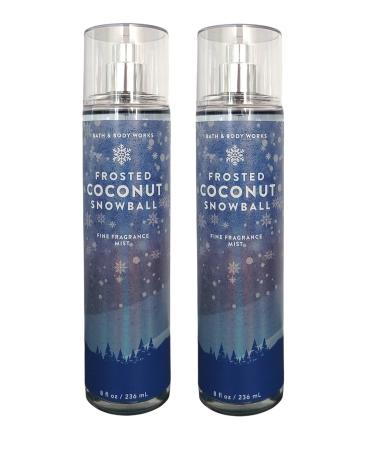 Bath & Body WorksFrosted Coconut Snowball Fine Fragrance Body Mist Gift Set - Value Pack Lot of 2