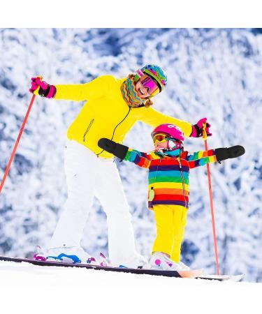 Kids Waterproof Snow Gloves | Winter Ski Mittens for Toddler Girls Boys | Windproof Long Mittens Black S (2-4 years) - Buy Online on GoSupps.com