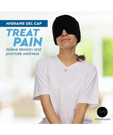 Form Fitting Migraine Relief Ice Head Wrap | Hot & Cold Therapy Hat for Headaches, Puffy Eyes, Sinus & Stress - Buy Online on GoSupps.com