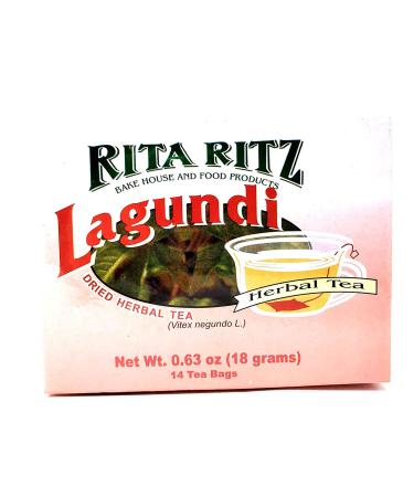 Rita Ritz Herbal Tea Lagundi Leaf Vitex Negundo (14 Tea Bags) - Vitex Negundo Used in Traditional Herbal Medicine