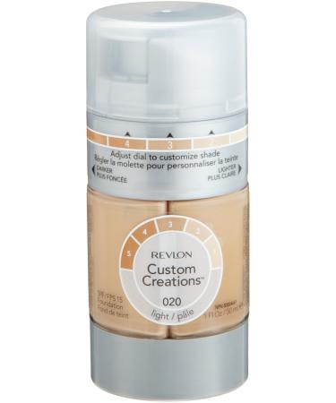Revlon Custom Creations Foundation  Light 020  1 Ounce - Buy Online on GoSupps.com