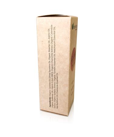 Glow Turmeric & Rosehip Face Oil - Natural Organic Moisturizer with Turmeric & Chamomile - 2 oz - Buy Online on GoSupps.com