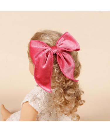 8 Pieces Large Hair Loops - Perfect Hair Accessories for Toddlers & Girls | Ideal for Daily Wear Birthdays & Celebrations - Buy Online on GoSupps.com