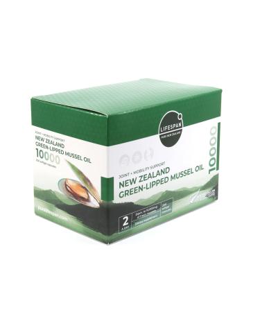 Lifespan Premium Green Lipped Oil 10000mg (200 Capsules)