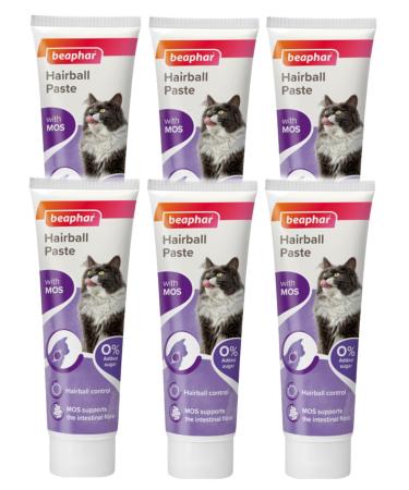 6 PACK BEAPHAR 2 IN 1 HAIRBALL PASTE CAT KITTEN HAIRBALL TREATMENT REMEDY 100G - Buy Online on GoSupps.com