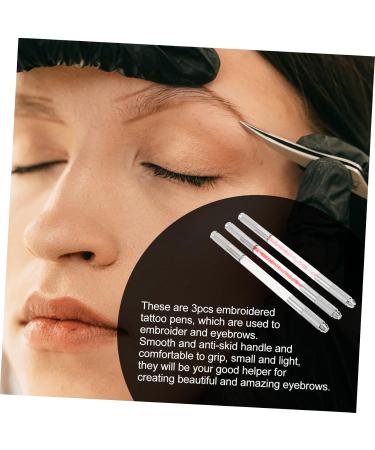 Healeved 6 Pcs Fruit Embroidery Pen Eyebrow Microblading Kit Pen Makeup Tool Aluminum Alloy 1 count (Pack of 1) Assorted Colorx2pcs - Buy Online on GoSupps.com