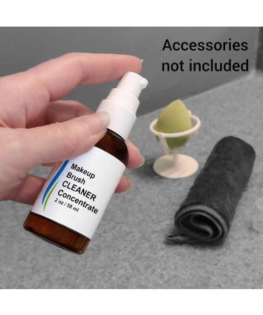 Buy CORUM Makeup Brush Cleaner Concentrate - Vegan & Natural Solution for Brushes & Sponges - 2 oz - Gentle & Effective Cleanup - Buy Online on GoSupps.com