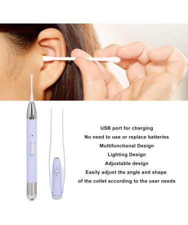 Rechargeable Ear Wax Cleaner Adjustable Ear Wax Spoon Tweezer for Cleaning for Elderly - Buy Online on GoSupps.com