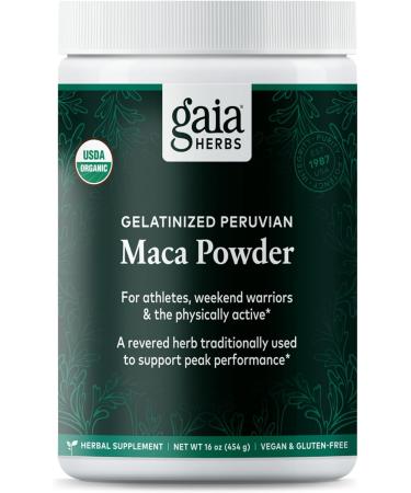 Gaia Herbs Gelatinized Peruvian Maca Powder 16 oz (454 g)