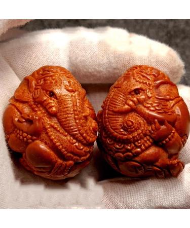 Unbit Ballstretcher & Fitness Handball - Magnetic Stress Relief & Baoding Balls for Hand Exercises - Carved Elephant Design - International Shipping Available - Buy Online on GoSupps.com