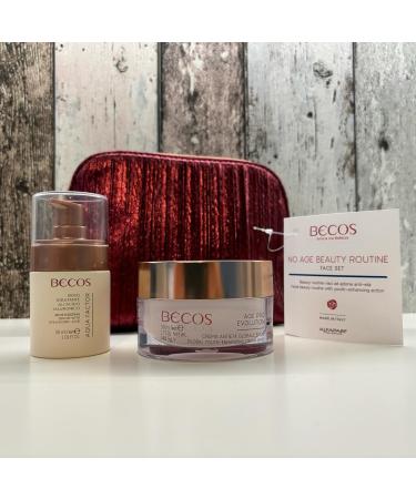  Becos Becos 2-Product Pouch - Age Pro Evolution Global Anti-Aging Cream SPF20 50ml + Aqua Factor Hydrating Serum with Hyaluronic Acid 30ml - Buy Online on GoSupps.com