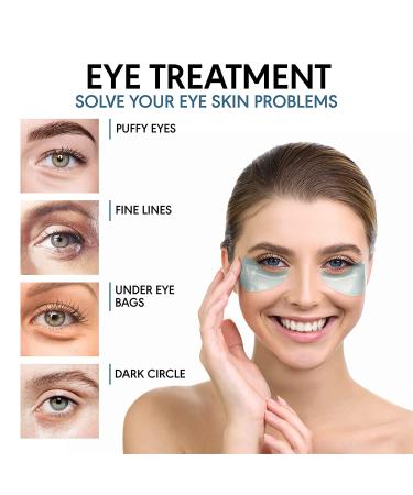 Kinpur Organic Under Eye Patches - Hyaluronic Acid & Collagen - 30 Pairs for Puffy Eyes, Dark Circles & Fine Lines - American Quality - Buy Online on GoSupps.com