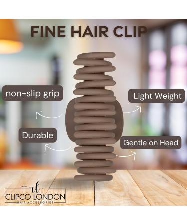 Muted Hair Claw Clips Set for Women and Girls - 4PCS Medium to Big Size Non-Slip Grip in Black, Brown, Beige, and Cream - Buy Online on GoSupps.com