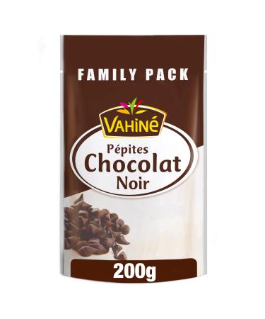 VAHINE - Dark Chocolate Chips 200g (Family Pack) (packaging may vary)