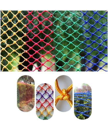 Color Cargo Decoration Net Birds Net Playground Railing Garden Fence Rope Net Security Net for Stair Kids Climbing Protective Net (1x2m(3x6ft)) () - Buy Online on GoSupps.com