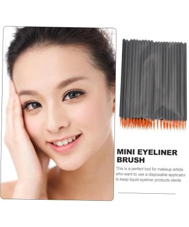 Mikinona 100pcs Disposable Eyeliner Brush Lip Scrubber Tool Eye Makeup Lip Gloss Applicator 9x6.5cm As Shown - Buy Online on GoSupps.com