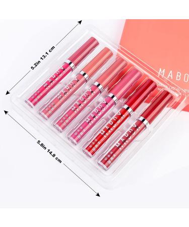  Tebinzi 6 Waterproof Matte Liquid Lipsticks for Women Girls and Girls by Tebinzi - Buy Online on GoSupps.com