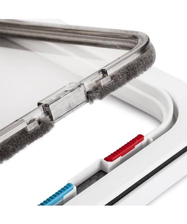 Depets Medium Cat Flap Door with 4 Way Lock - Weather-Resistant Magnetic Pet Door Kit (7.5 x 7.8) - White Cat Door for Cats & Dogs - Buy Online on GoSupps.com