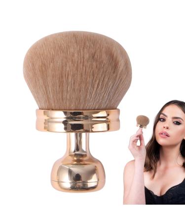 Moxeupon Body Makeup Brush Tanner Brush 3 Inch Body Tanner Makeup Brush Foundation Cortel Cream Applicator Wide Head Oval Tool for Mothers Day Rose Gold