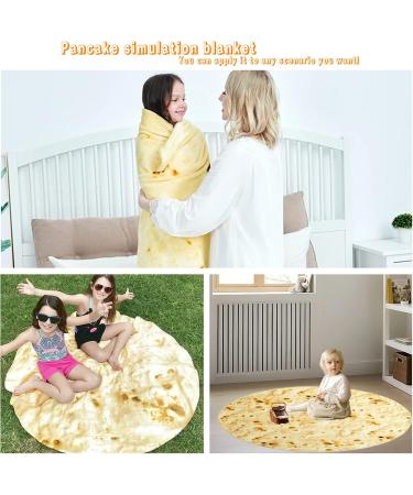 Buy Badar Burrito Tortilla Ceiling - Soft Coral Fleece Food Blanket for All Seasons | Cozy Sofa & Travel Blanket (120cm) - Perfect for Bedrooms & Outdoors - Buy Online on GoSupps.com