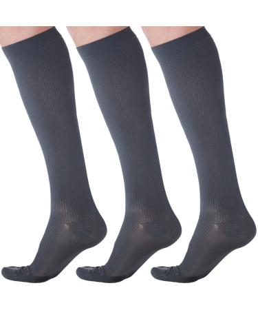 ABSOLUTE SUPPORT - Sheer compression stockings for women 15-20mmHg - DE-A101 XL Black