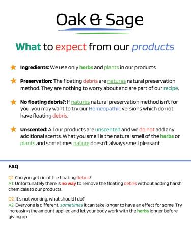 OAK & SAGE Herbal Aloe Sunscreen - SPF 40 Unscented 8oz - Natural Non-Sticky 100% Herbs No Chemicals Fast International Shipping - Buy Online on GoSupps.com