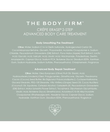 Crepe Erase 2-Step Advanced Body Care Treatment | Anti-Aging Moisturizer & Exfoliator for Firm Youthful Skin | Wrinkle & Crepe Skin Support | Citrus Formula - Buy Online on GoSupps.com