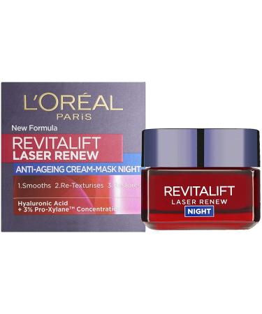 L'Oreal Paris L'Or al Paris Revitalift Laser Renewal Night Cream 50 ml (Pack of 2)