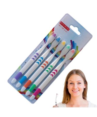 Ristyur Bamboo Carbon Toothbrushes - 5 Ultra-Frame Bristles for Kids & Adults | Eco-Friendly Dental Care in Multiple Colors - Buy Online on GoSupps.com