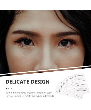 ABOOFAN 6 pi ces Kit de Pochoirs Sourcils Jetables pour Maquillage Femme Mod les Vari s pour Dessin Pr cis et Pratique Autocollants Sourcils Confortables et Faciles Utiliser - Buy Online on GoSupps.com