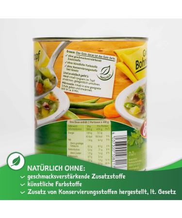 Buy Erasco Green Bean Stew (800g) - Quick & Delicious Packed with Vegetables - 2 Pack - International Shipping Available - Buy Online on GoSupps.com