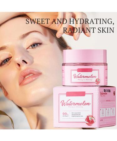 Aloe Vera 2 Pieces Watermelon Hydrating Face Cream Moisturizing Firming Cream Brightening and Moisturizing Improves Skin Elasticity Reduces Fine Wrinkles Suitable for all Skin Types - Buy Online on GoSupps.com