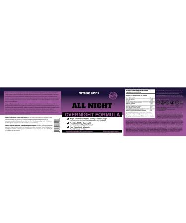 C+L ALL NIGHT : First Ever Overnight Keto Friendly Sleep Aid | MCT+ Vitamins & Immunity Complex | helps 24 HR keto support | All Natural & GF | 60 Caps - Buy Online on GoSupps.com