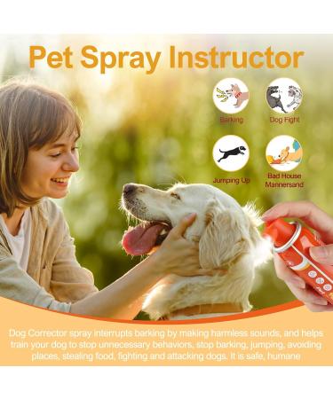 Spray Corrector for Dogs 80ml. 6 Pack Spray Corrector Dog Trainer Stops Barking Jumping Up Place Avoidance Aggression Dog Fighting and Food Stealing. Easy Safe Humane and Efficient Orange-6pk - Buy Online on GoSupps.com