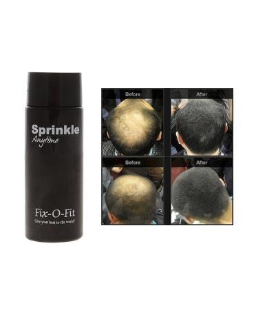 Hair Building Fibers | Light Brown - Hair Loss Concealer | Fibers to Conceal Thinning Hair and Add Volume | For Both Men and Women (12 Day Supply)