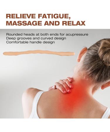 Premium Wooden Guasha Stick - Handheld Massage Tool for Muscle Relaxation & Body Wellness - Buy Online on GoSupps.com
