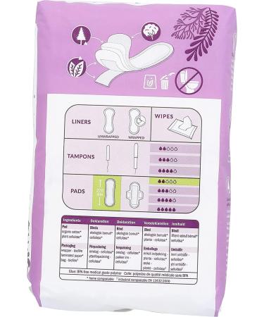 Natracare Regular Pads - 42 Count (3 Boxes, 14 Pads each) - Buy Online on GoSupps.com