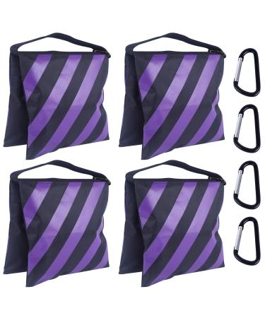 ABCCANOPY Sandbag Photography Weight Bags for Video Stand 4 Packs (Purple)