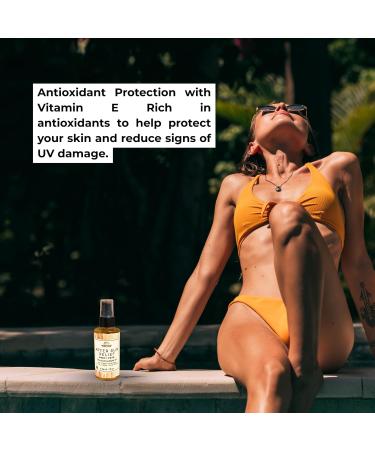 Bodyceuticals Organic Calendula After Sun Oil Moisturizing Face and Body with Olive Oil and Vitamin E Lightweight Formula for Normal to Oily Skin 2 oz - Buy Online on GoSupps.com