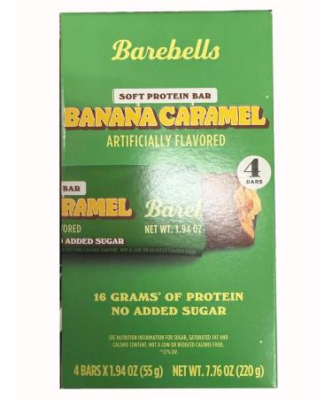 Barebels Soft Banana Caramel Protein Bars - 7.76oz/4pk - 16gms Protein - Buy Online on GoSupps.com