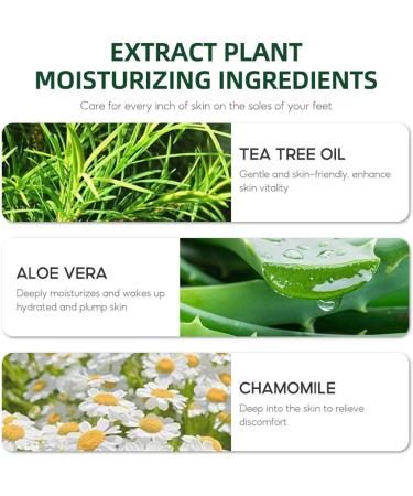 Urea 40% Foot Cream - Cracked Heel Repair Cream - Foot Cream for Cracked Heels and Dry Skin - Urea Cream for Feet with Tea Tree Oil Aloe Vera and Chamomile for Deep Moisturizing - Buy Online on GoSupps.com