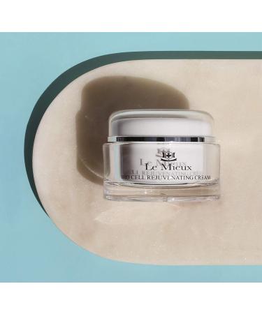 Le Mieux Bio Cell Rejuvenating Cream - Triple Peptide Facial Moisturizer with Hyaluronic Acid, Squalane, and Rose Hip - Day & Night Face Cream (1.75 oz / 52 ml) - Buy Online on GoSupps.com